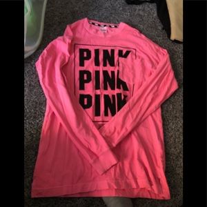 SOLD Hot pink long sleeve shirt